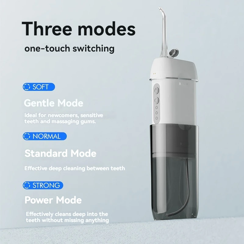 1PC Water Floss Oral Irrigator Rechargeable Portable Dental Water Jet Home Travel Electric Tooth Cleaning Device