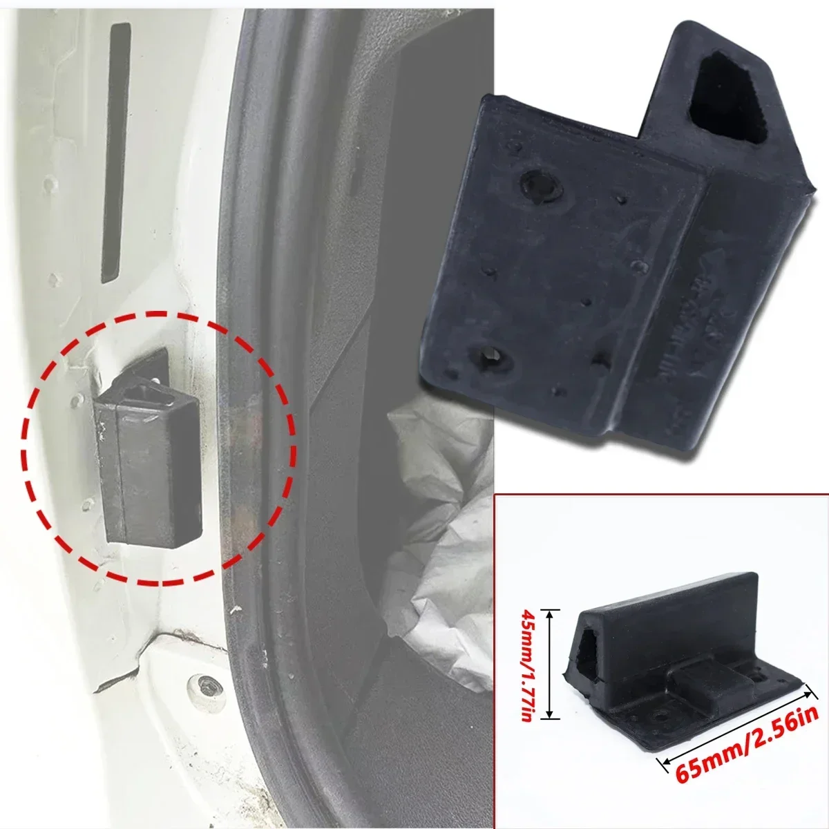 

For Ford Fusion 2002-2012 Trunk Lid Cushion Rear Boot Tailgate Bumper Stopper Rubber Silencer Pad Accessories Replacement Parts