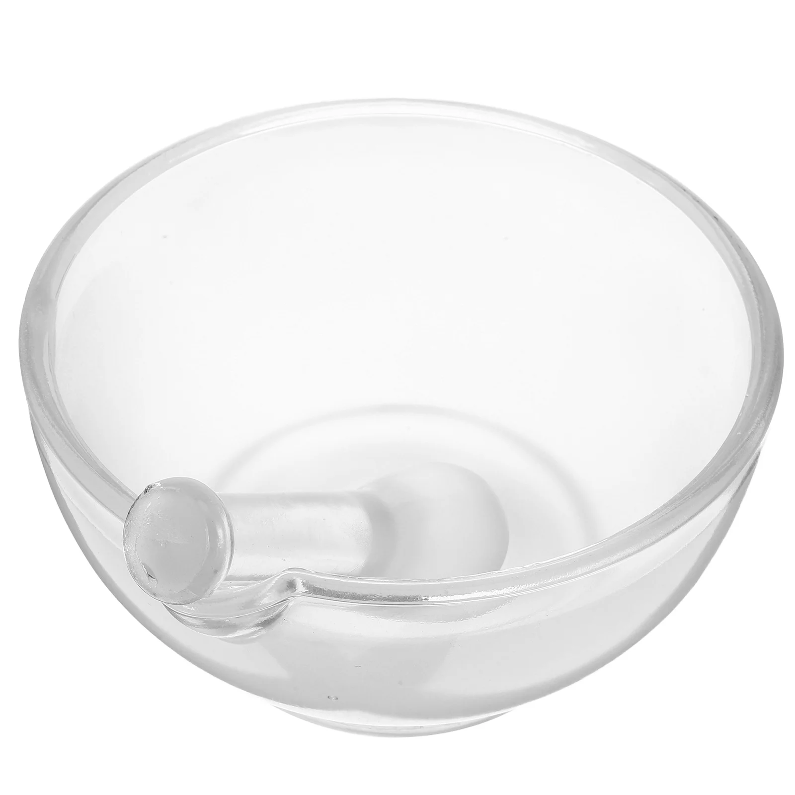 

1Set Glass Bowl Pestle Set Heavy Duty Grinder Resistant to Breakage Lab Kitchen Use Glass Bowl and Pestle Lab Bowls