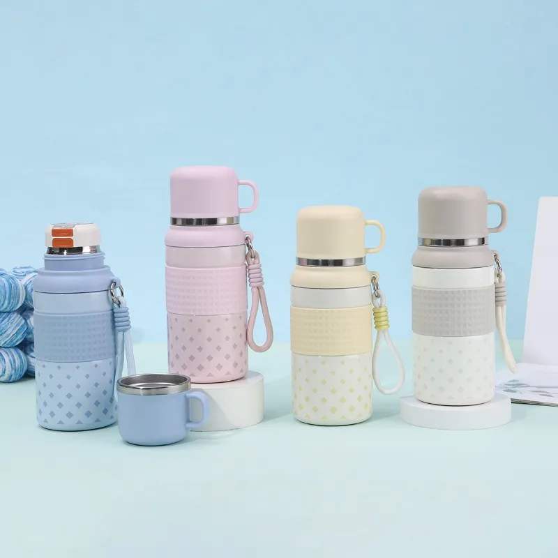 

Новая изолированная чашка из нержавеющей стали 316, простая чашка для приготовления чая, портативная спортивная бутылка для воды, соломенная чашка большой емкости