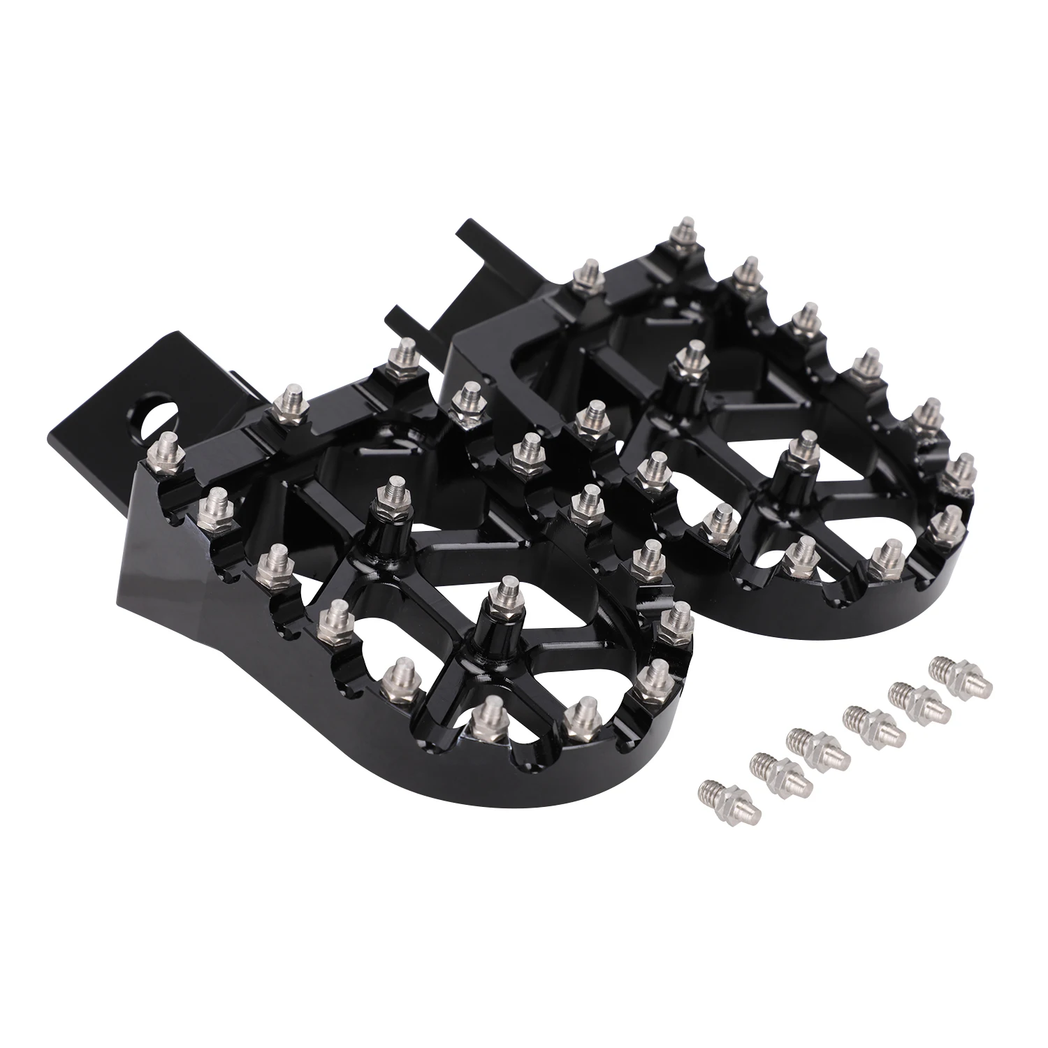 Foot Pegs Motorcycle Footpeg Pedals CNC For YAMAHA PW50 1981-2025 PW80 1983-2006 Y-ZINGER  1985-2001 Motorcycles Parts - view 4