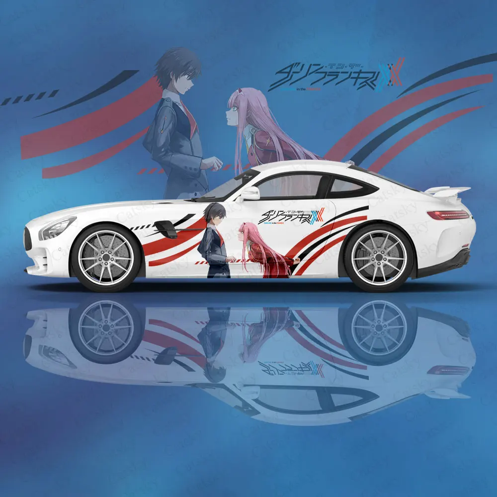 Anime Darling in the FranXX Car Wrap Protect Stickers Car Decal Creative Sticker Car Appearance Modification Decorative Sticker