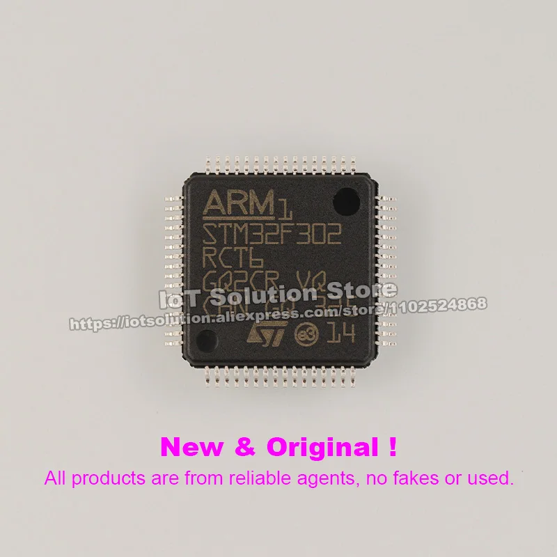 STM32F302RCT6 Рычаг Cortex-M4 MCU STM32F302RCT6TR