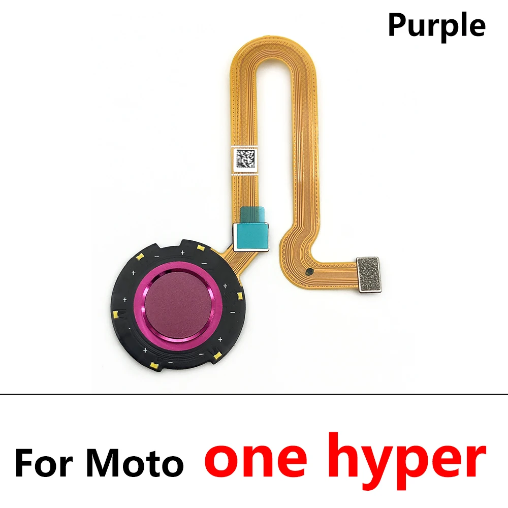 Fingerprint Scanner For Moto G9 Play One Hyper G Power E7 Plus Home Button Fingerprint Menu Return Key Sensor Flex Cable