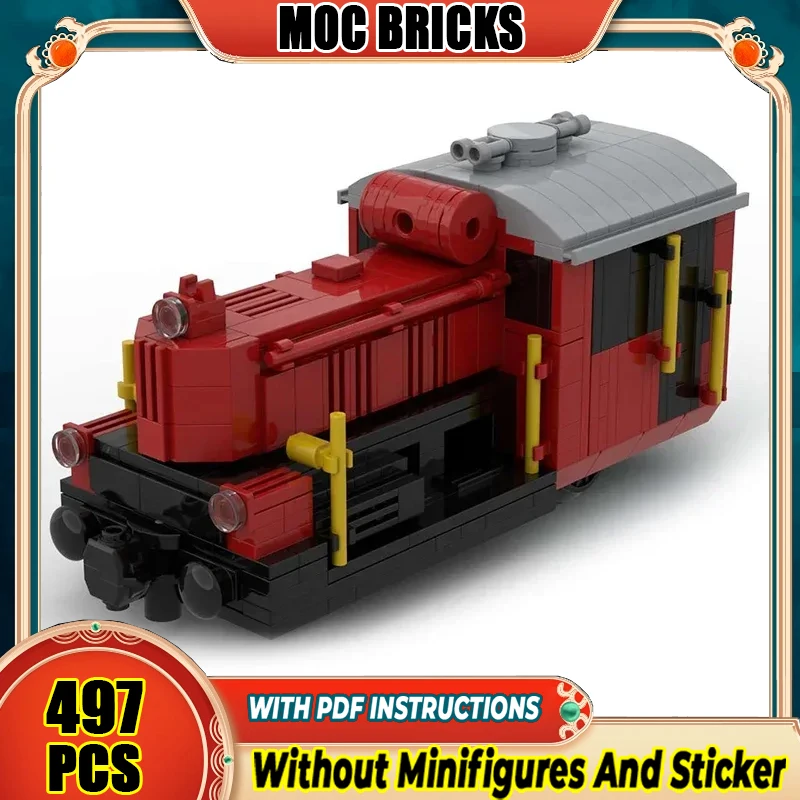 

Moc Building Bricks DB Kof ll Локомотив Модель поезда Технология Модульные городские автомобильные блоки Конструкторы Игрушки DIY Набор Сборка Подарки