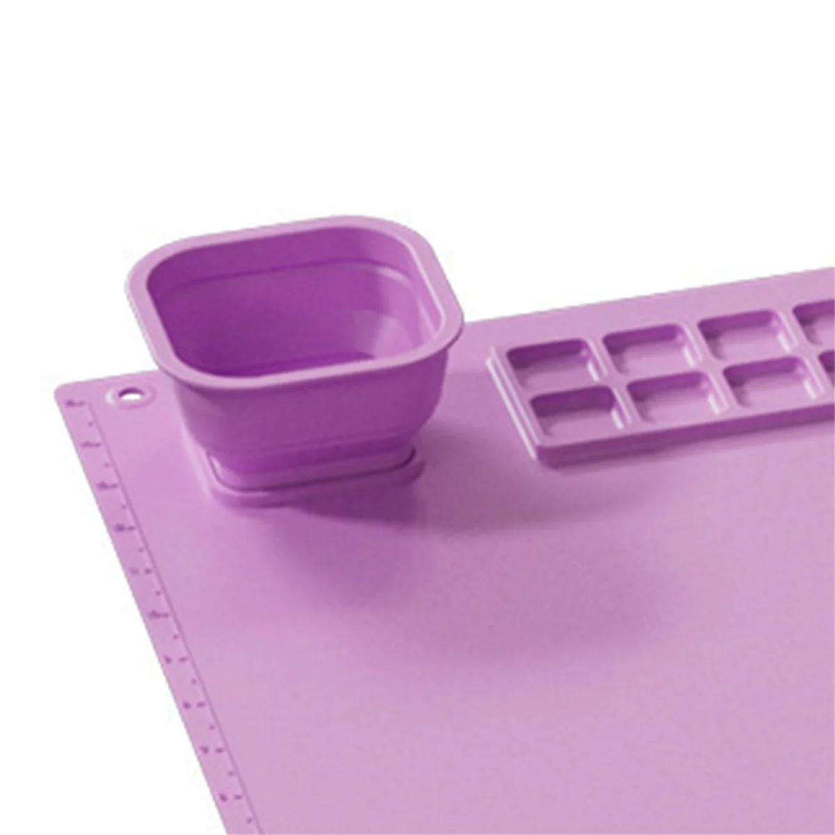 ABGV-almohadilla de pintura de silicona, soporte para pinceles, manualidades, almohadilla de silicona, arte de pintura de silicona multifuncional, estera de Graffiti