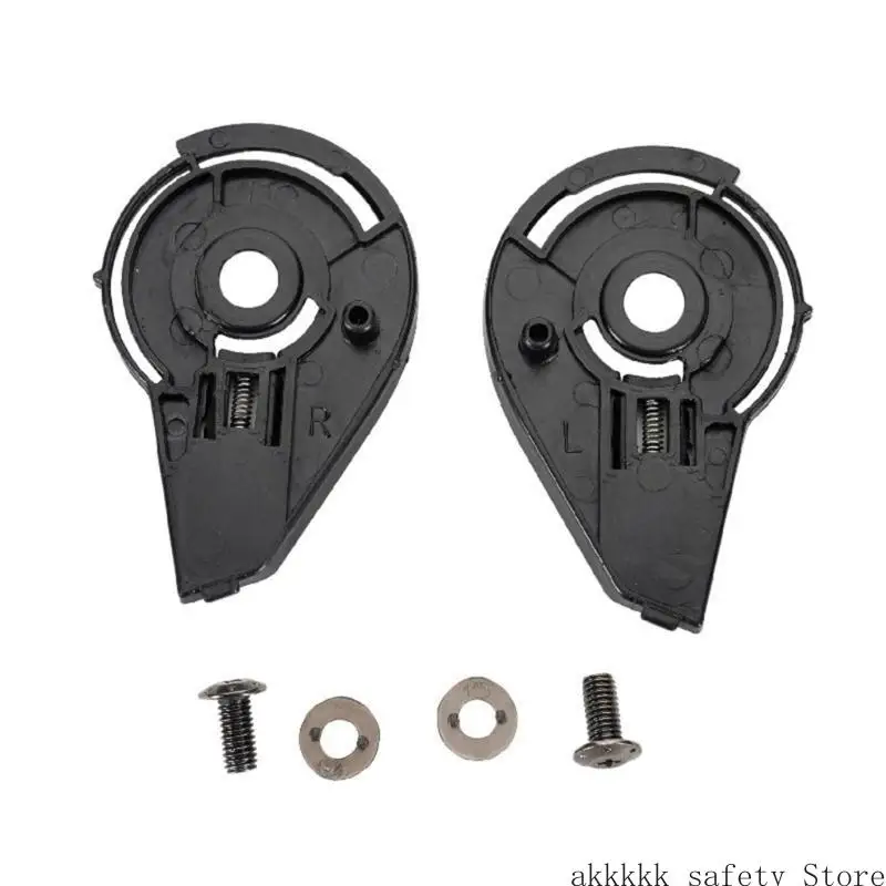 

XXFF 1 Pair Face Shield Windshield Visors Base with Screw Helmets Accessories for SOMAN 965 PA901 Visors Gear Base Plate