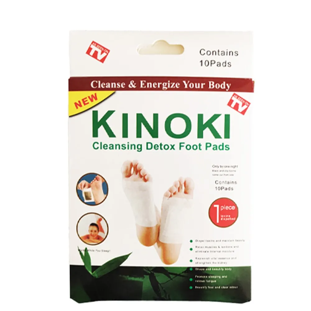 10-100pc Kino Original Detox Foot Patch Bamboo Detox Foot Pads With Adhersive Foot Care Tool Improve Sleep Slimming Improve skin