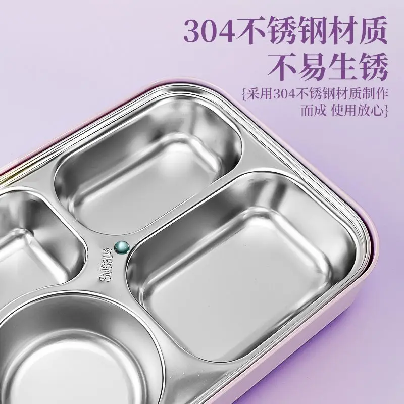 Love and Deepspace Stainless Steel Large Capacity Lunch Box Cute and Stylish Plastic Bento Box Gift for Men and Women Office view 6