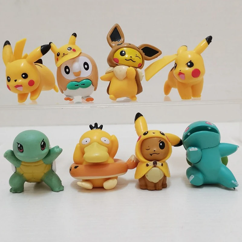 8Pcs Pokemon Figure…