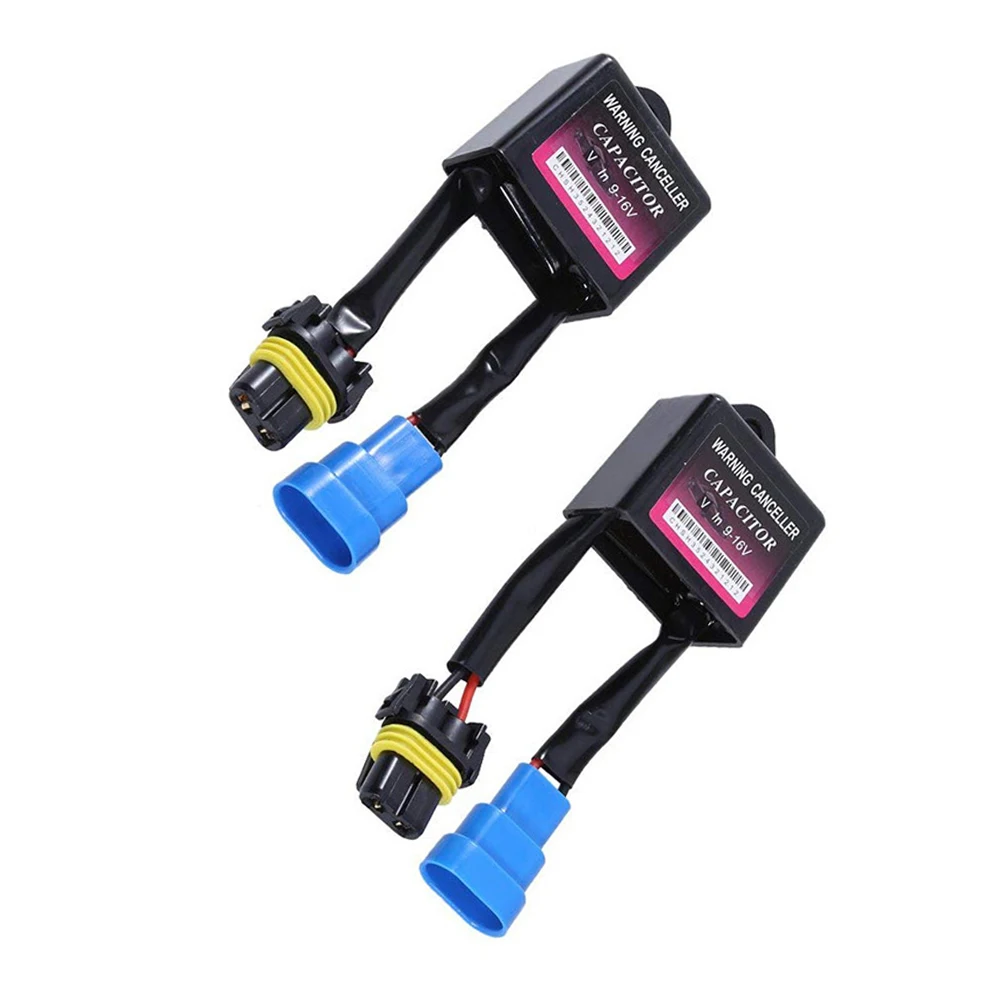 1 Pair Xenon HID Kit Anti-flicker Error Warning Canceller for H1 H3 H4 H7 H8 H9 H10 H11 9005 9006 Capacitors Computer Decoder