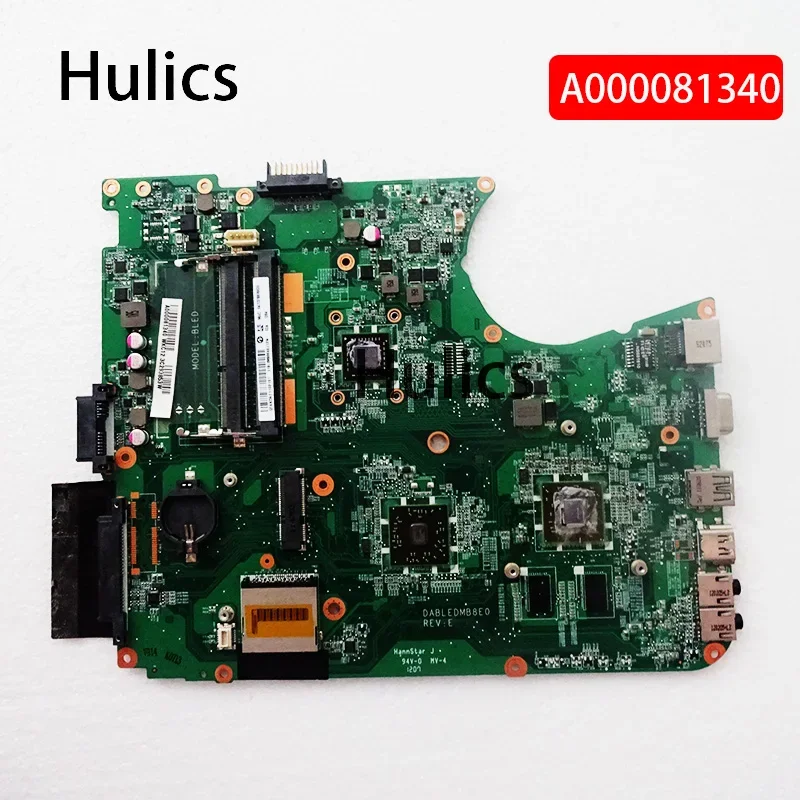Hulics Used FOR Toshiba Satellite L750D Laptop Motherboard A000081340 Mainboard DABLEDMB8E0 EM450 DDR3 Main Board