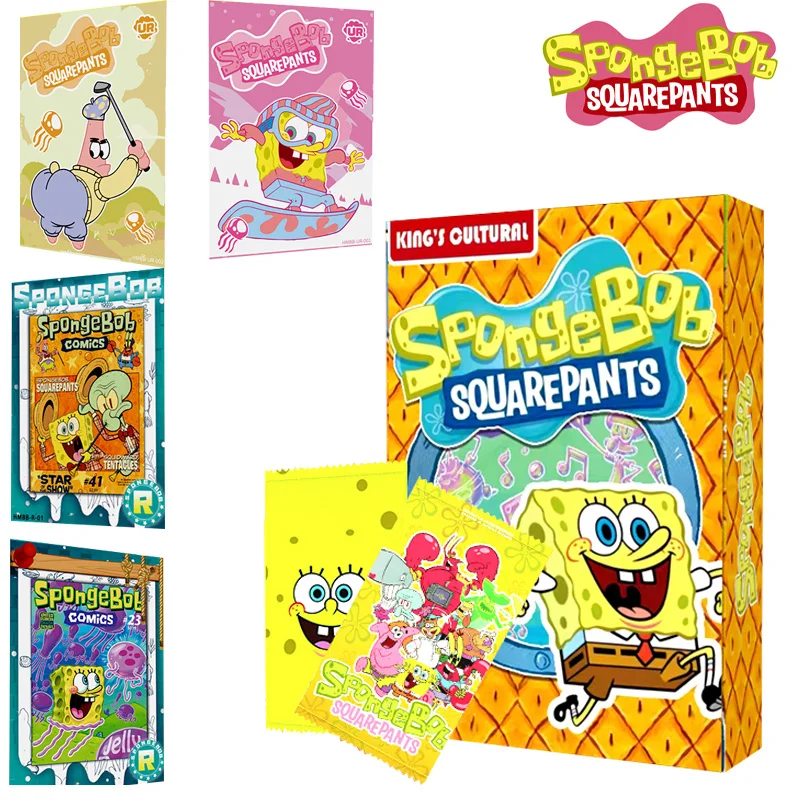 SpongeBob SquarePants Card SpongeBob Explore the Beechburg Collection Card Anime Character Patrick Star SE Rare Hidden Cards Toy