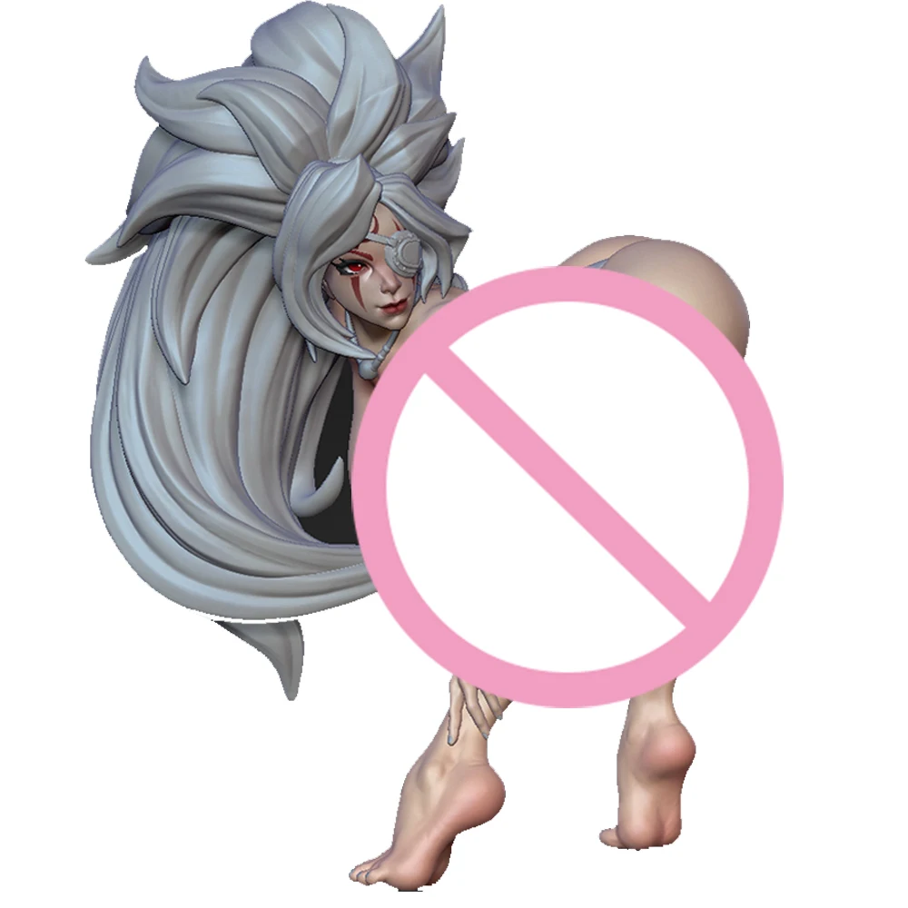 

NSFW Sexy Bikini Baiken1/24 Scale Resin Figure Model Kit Sexy Diorama Unassembled Unpainted Doll 3D Print DIY Statue Crafts Toy