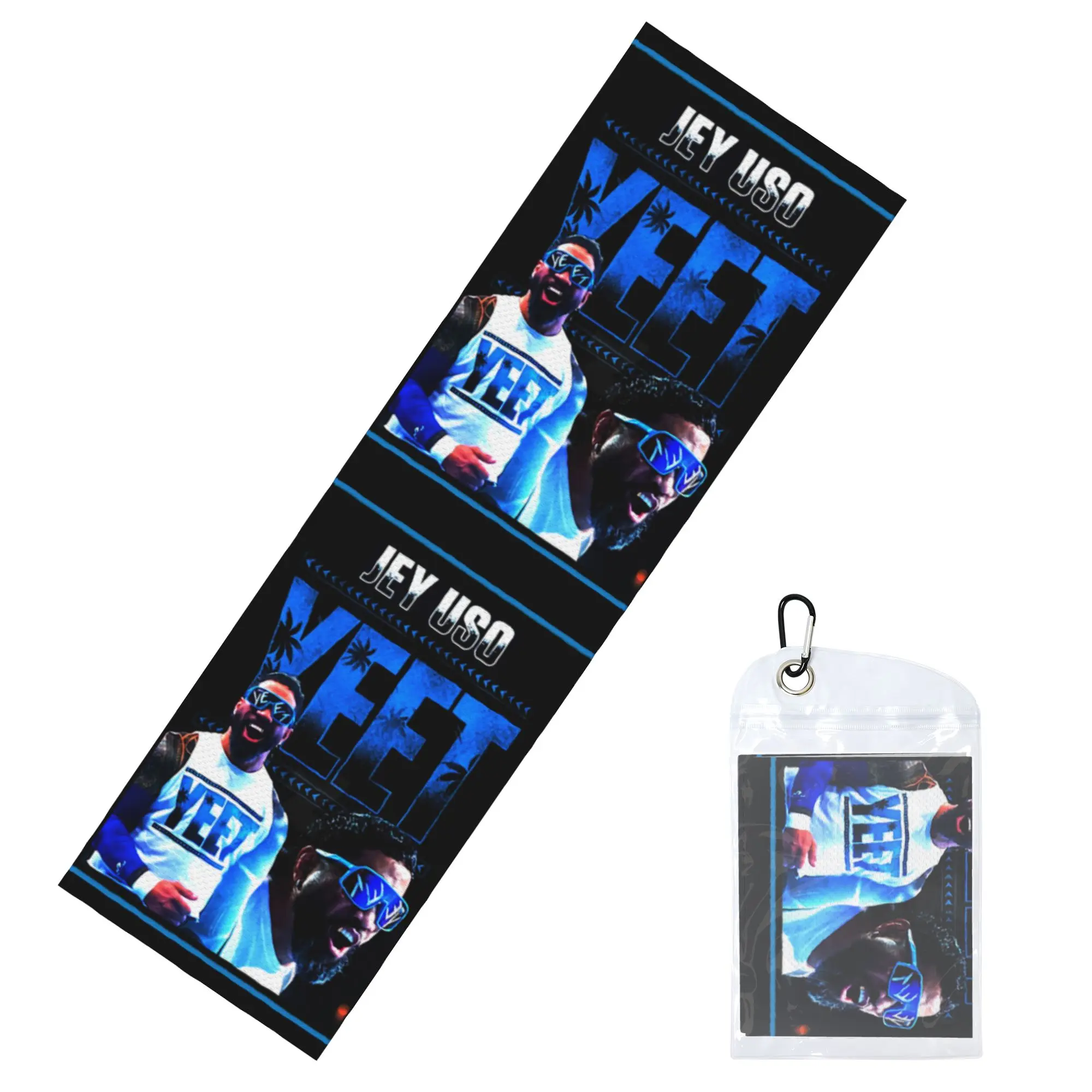 Jey Uso Yeet Wrestling Art Cold Exercise Towel  Yoga And Fitness Running Outdoor Activities Travelling Swimming Camping Towels