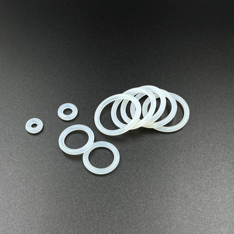 CS 1,5/2,0/2,4/3,1 mm VMQ O-Ring-Dichtungen, Silikon-O-Ring, hohe Temperatur, wasserdichte Unterlegscheibe, isolieren, weißes O-Ring-Set – Detail 5