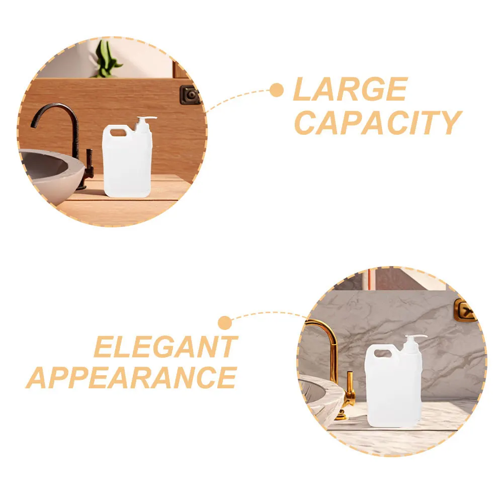 Garrafas dispensadoras de bomba recarregáveis, 2 peças, para gel de banho, loção, sabonete para as mãos, recipientes de plástico, armazenamento de viagem à prova de vazamento