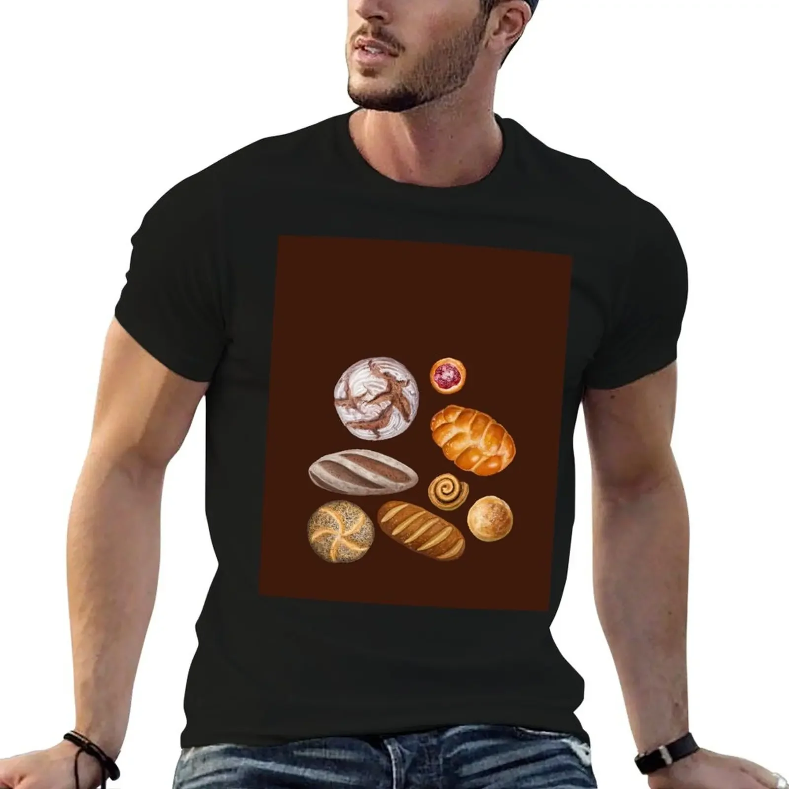 

Bread and Pastries T-Shirt shirts graphic cotton graphic tees graphic shirts men t shirts