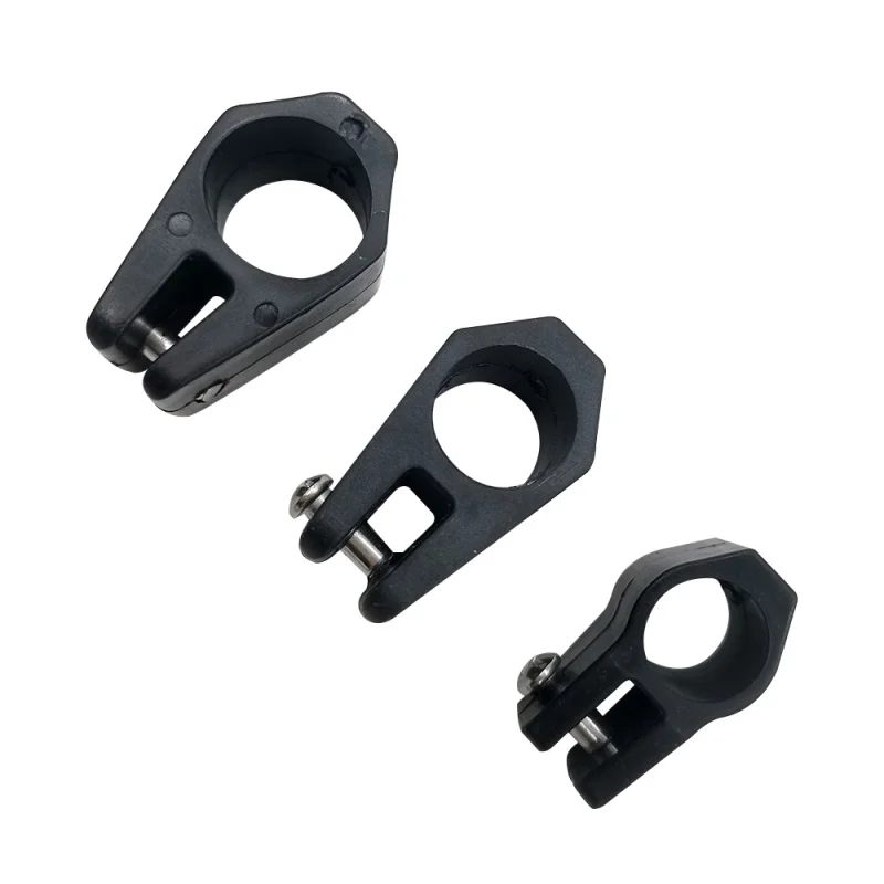 

ISURE MARINE 4pcs Nylon Boat Bimini Top Eye End Caps 19/22/25MM Boat Deck Fittings Marine Yacht Accessories