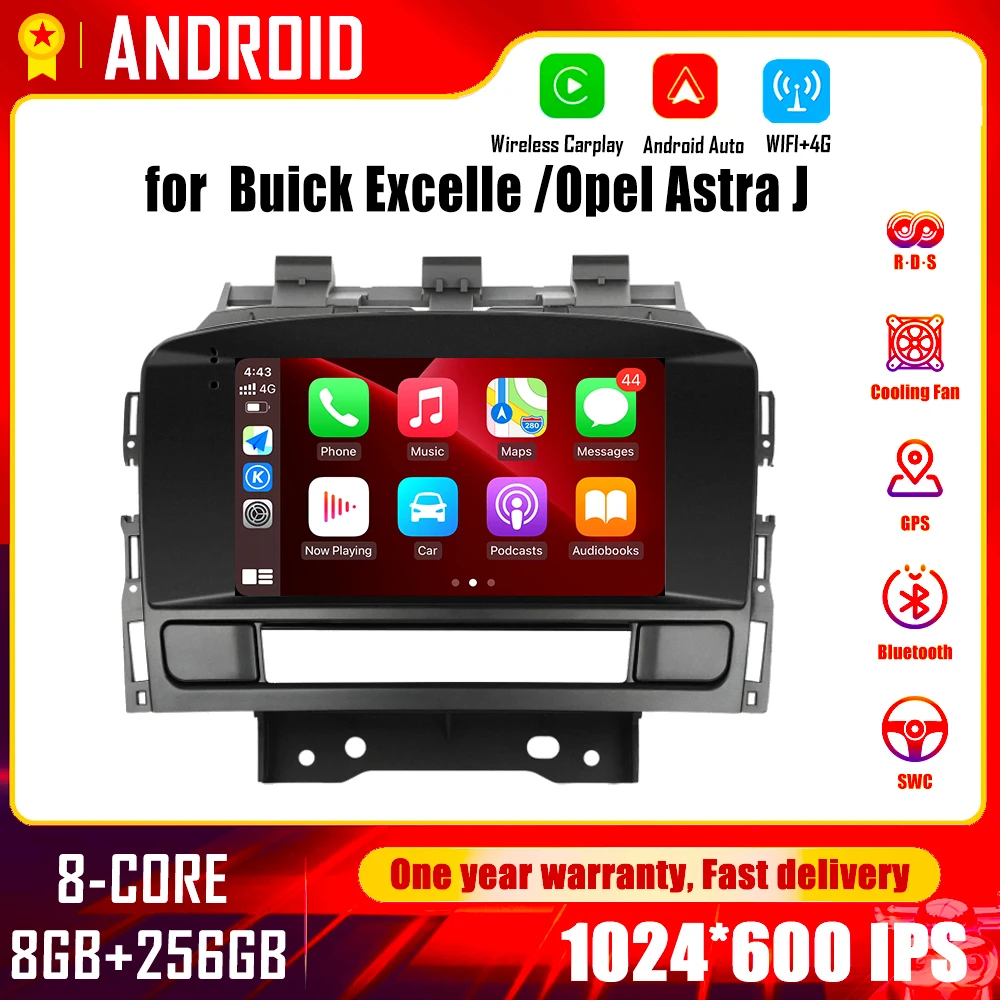 

For Buick Excelle 2010-2014 Opel Astra J 2011-2012 Car Radio Screen GPS Navigation Carplay Android Auto Wifi No 2din DVD Tools