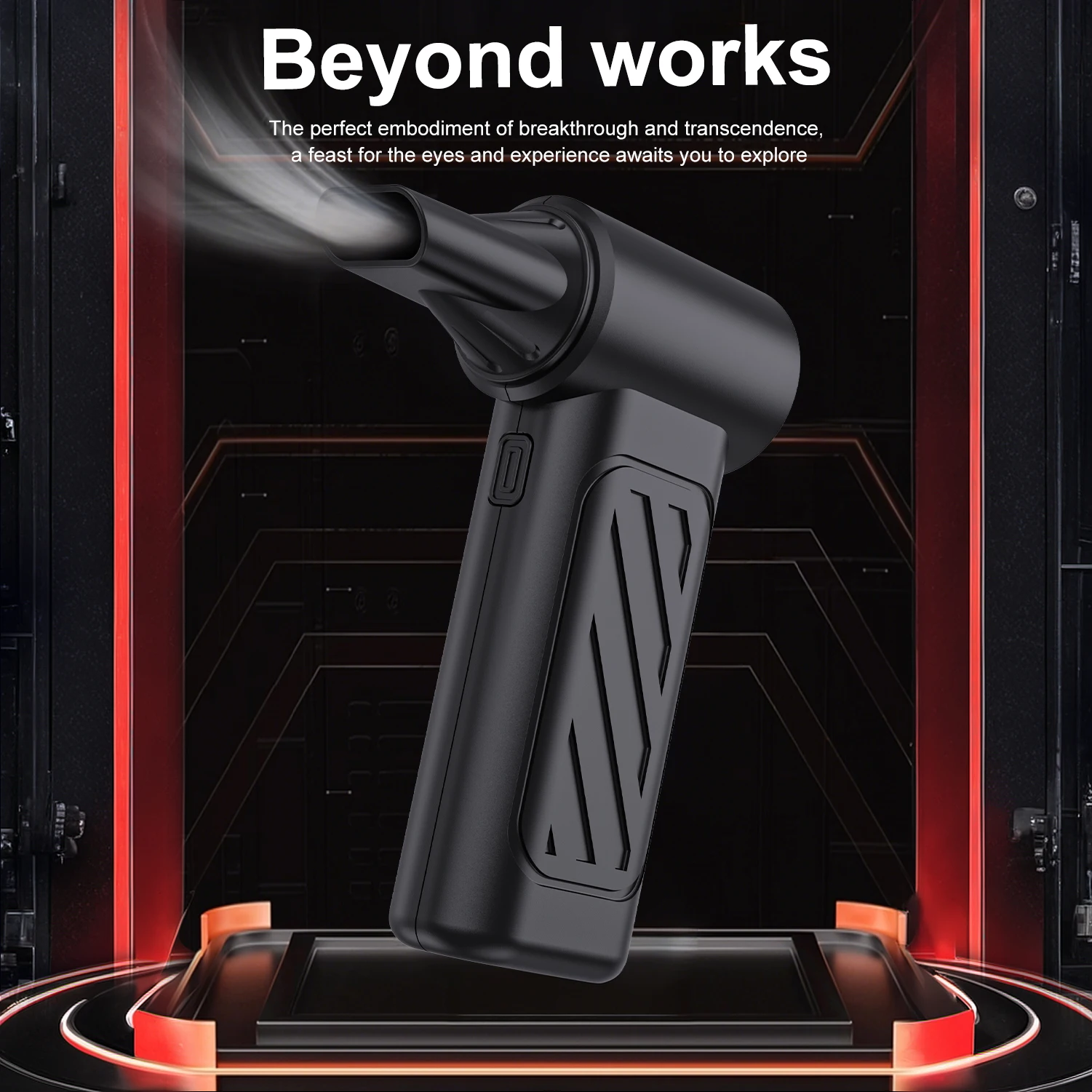 

Protable Air Duster for Computer Cleaning 9999999RPH Cordless Compressed Air Blower for PC computers Keyboard Clean