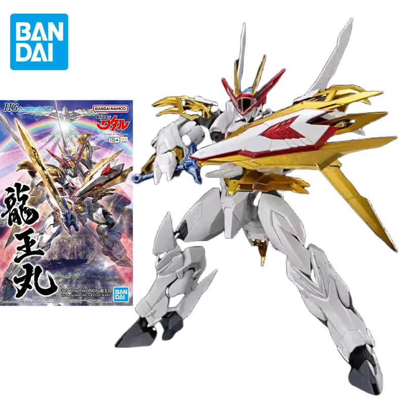 

Bandai Original Anime HG Amplified IMGN Ryuoumaru Action Figure Assembly Model Toys Collectible Model Gifts for Children