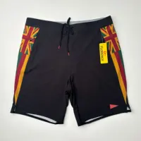 Jhon Jhon FMX Men's Boardshorts Surf Swim Trunks Quick-dry Man Bermuda Beach Shorts Stretch with Zip Pocket