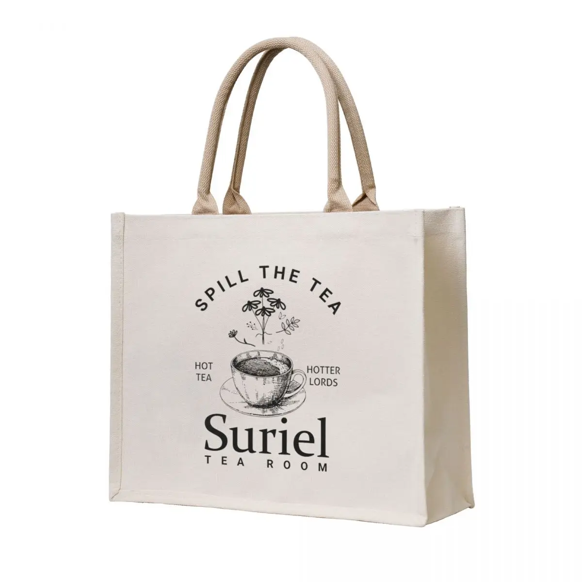 

Spill The Tea Mug Tote Bag Canvas stote bag canvas tote bag Shopper handbag
