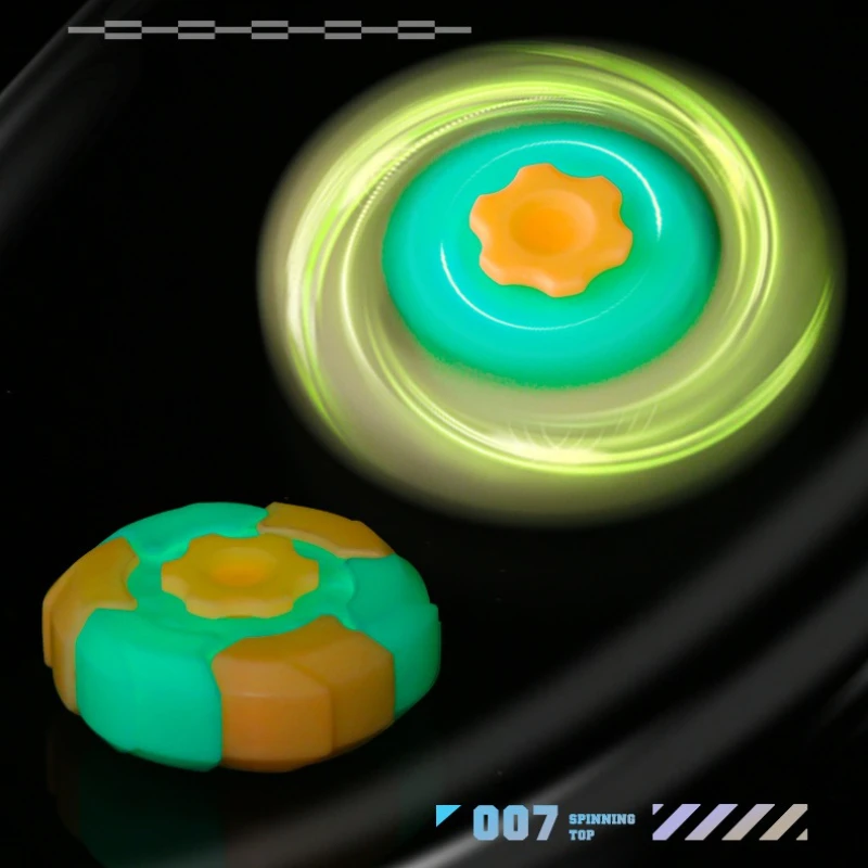 الإبداعية الميكانيكية مضيئة لعب للأطفال اليد سبينر الإجهاد الإغاثة الكبار اللعب الحسية المغناطيسي تململ المغازل الدوران الاطفال هدية #2