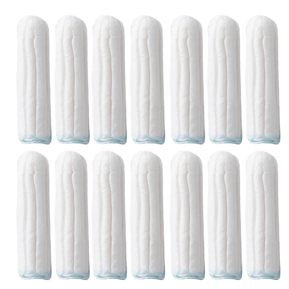 

Women Menstruation Sliver Sanitary Tampon Organic Charcoal Period Washable Cloth Napkin Built Cotton Swab Absorbency Light