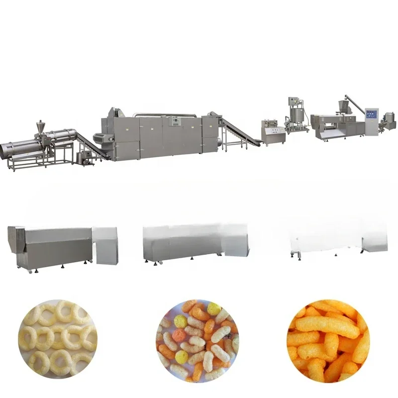 Automatic high-quality puffed corn snack food production equipment