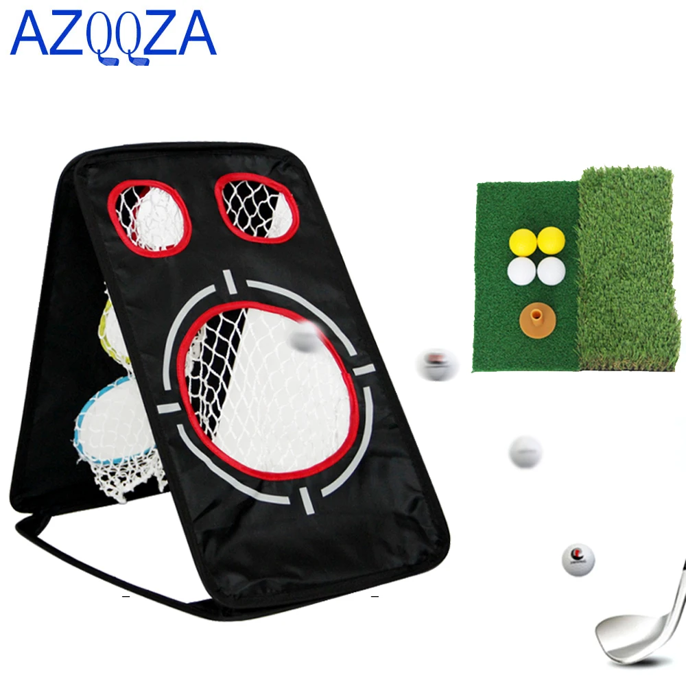 

Pop up Golf Chipping Net with Mat Golf Practice Nets Target Accessories and Practice Game Equipment for Home&Backyard