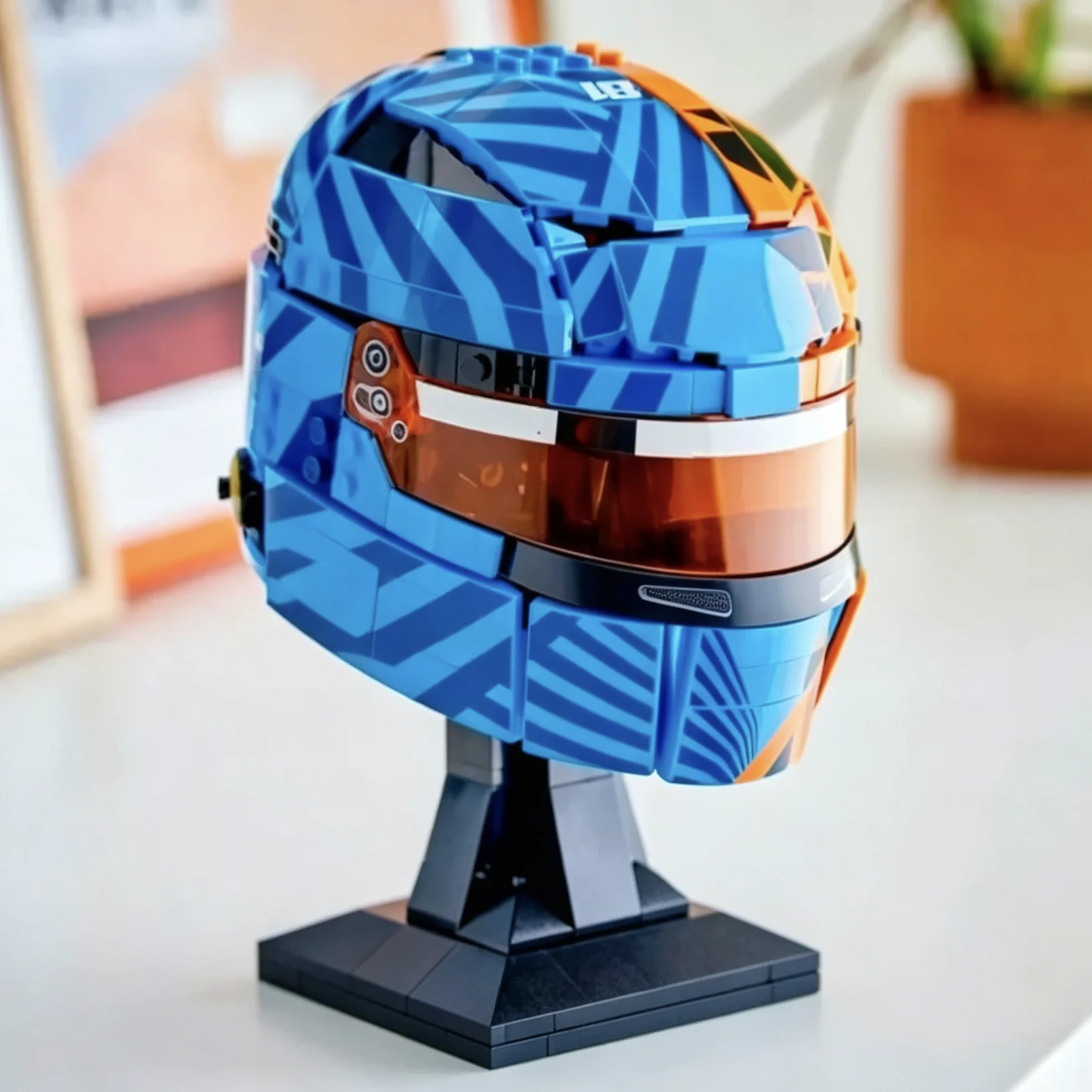 2026 Popular 793pcs Racing Car Fleet Racing Driver Helmet Building Block Puzzle Model Bricks Toys For Ornament Birthday Gifts view 2