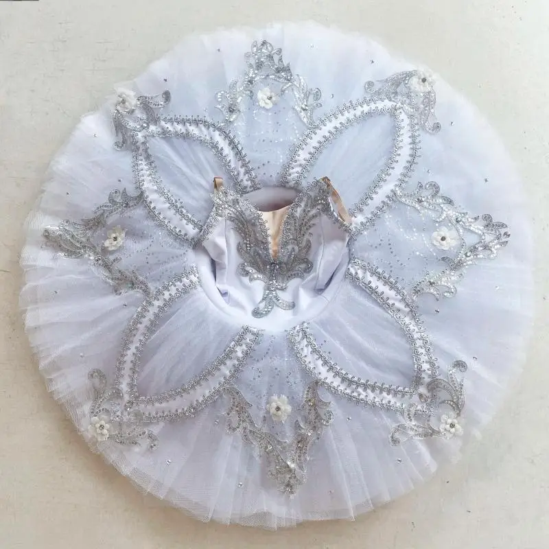 

Профессиональный балетный костюм White Swan для детей и взрослых: туту для девочек, современный танцевальный костюм для вечеринок
