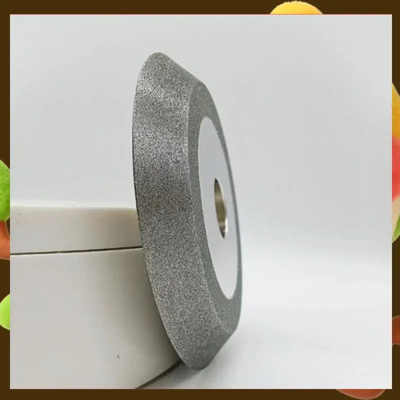 

Diamond Grinding Wheel Bevel Wheel Sharpener Electroplating 100 Mm Diameter 20 Inner Hole 45 Degrees 200 Mesh-Retail