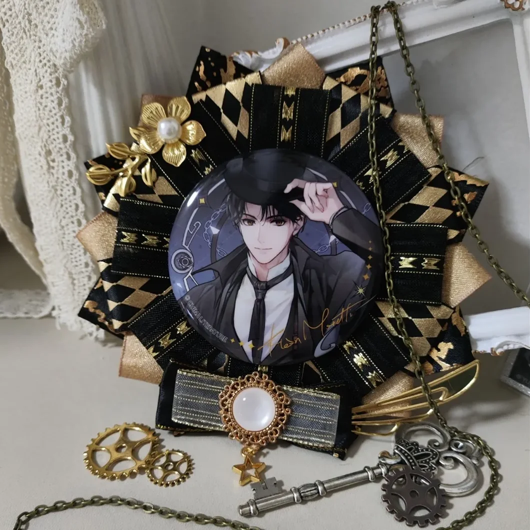 luxury Badges holder,itabag Accessories Badge Rosette,Lolita backpack badge Base Tray