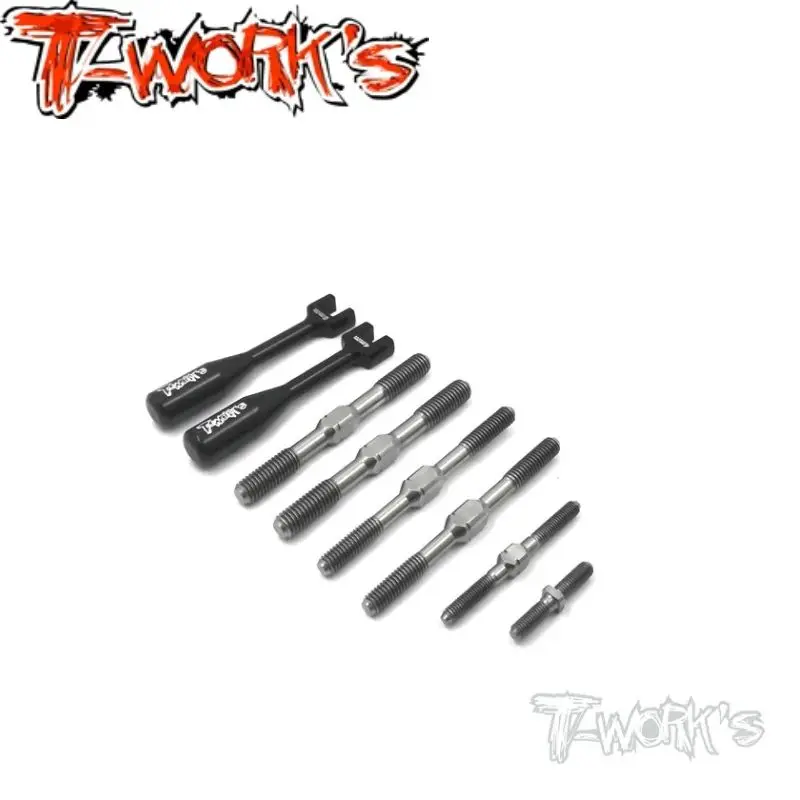 

Original T works TB-109 64 Titanium Turnbuckle Set For Xray XB8 2016 Rc part