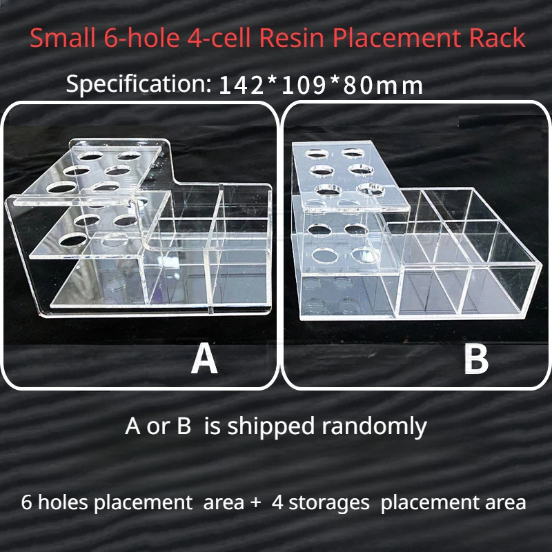 1 PC Dental Acrylic Storage Rack Oral Material Multi-functional Transparent Placement Box Dentistry Tool Aesthetic Clinic Supply