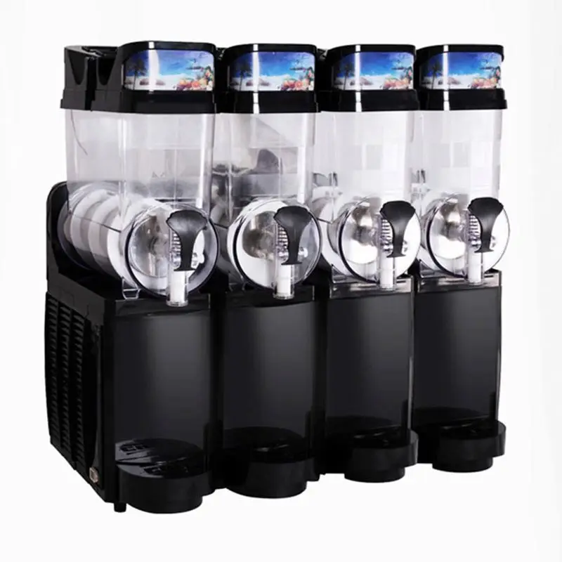 

Electric 2/3/4 Tank Ice Slush Slushie Tea Puppies Commercial Compressor Snow Melting Ice-sand Slurry Mixer Machine
