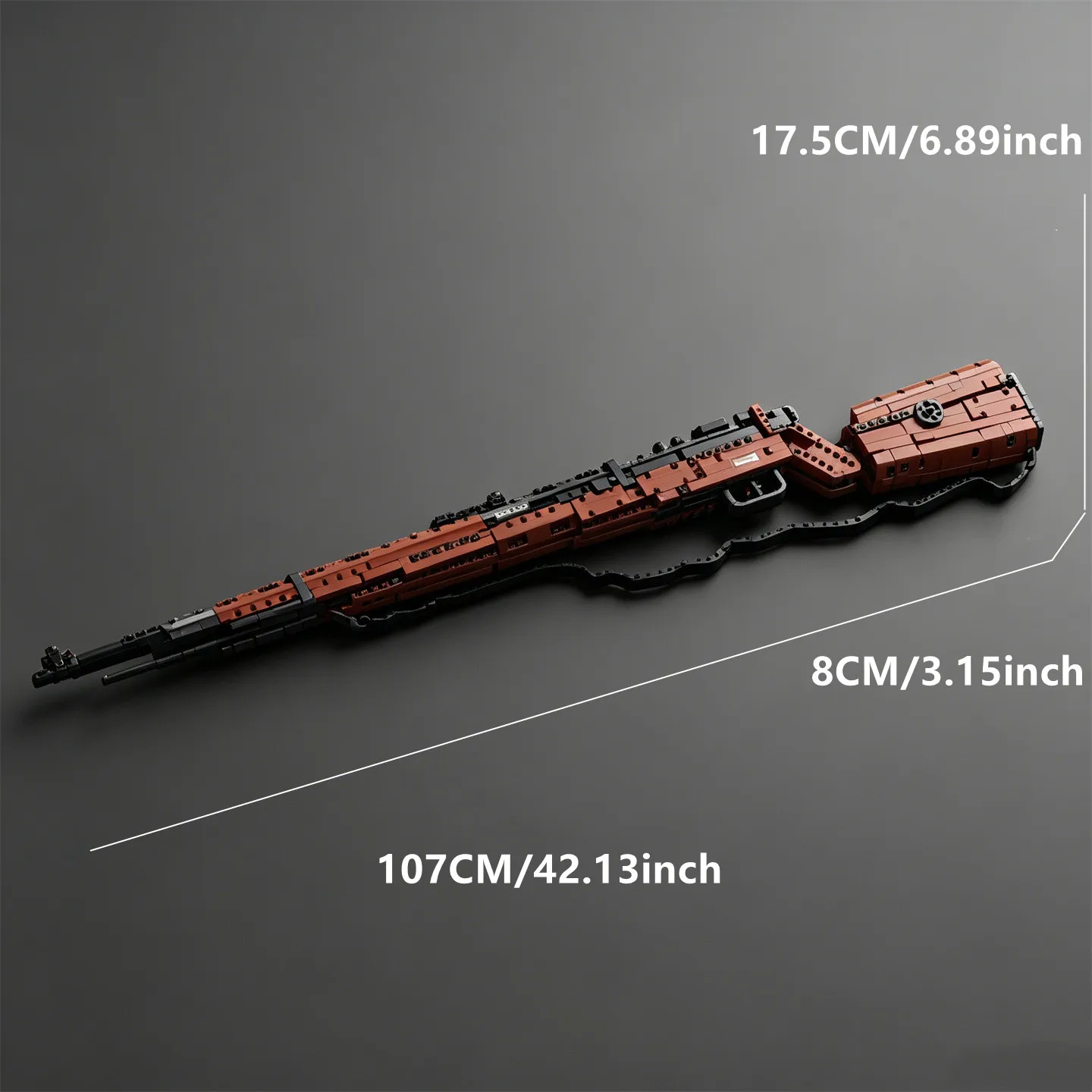 MOC 98K Building Blocks Gun Model, DIY Educational Assembly Toy, Creative Brick Set, Perfect Father’s Day Gift