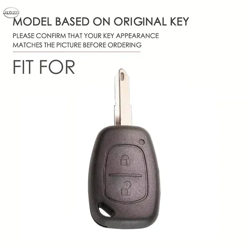 Silicone Car Key Fob Cover Case 2 Button For Renault Kangoo Traffic Master For Opel Vivaro Movano For Nissan Remote Shell