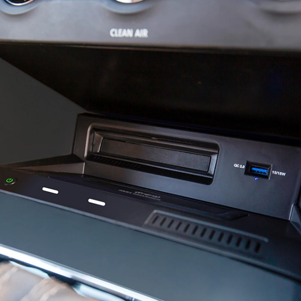 لفولكس واجن تيجوان 2017-2024 شاحن سيارة اكسسوارات الفقرة السيارات شاحن لاسلكي للسيارة صالح شاومي ، آيفون شاحن سيارة الهاتف #5