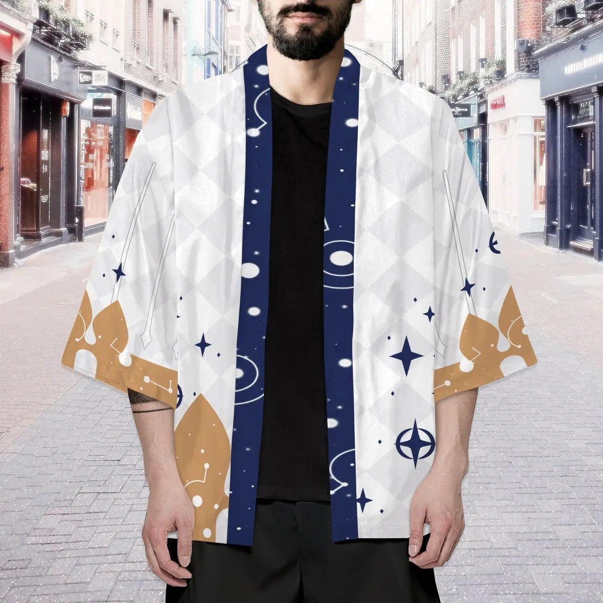 Genshin Impact Kimono – Paimon Kimono Men's and Women's Cape Casual Cardigan Haori