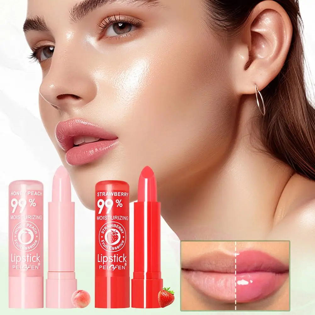 Color Changing Aloe Lip Balm Moisturizing Long Lasting Lip Gloss Waterproof Anti-Dry Cosmetic Makeup Lip Care
