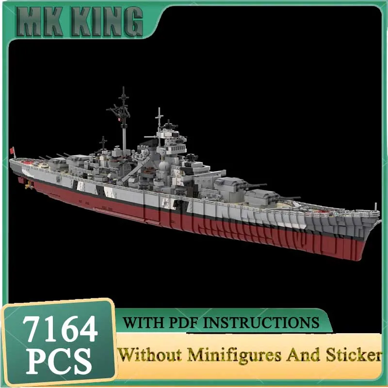 

Военная модель Moc, строительные блоки, KMS Marck, модель линкора, технология, кирпич, сделай сам, сборка, строительство, Вселенная, игрушки, подарки