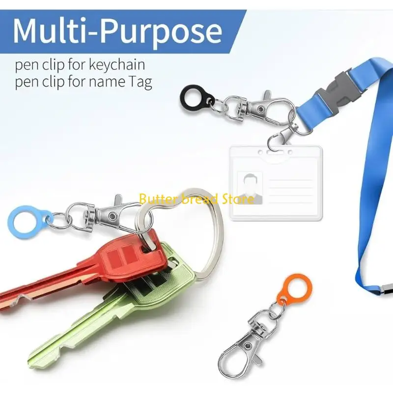 W89C Multipurpose Silicone Lobsters Clip Universal Compatibility For Writing Tools Easy To Mount On Accessories