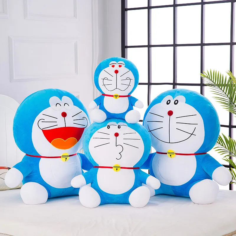 50cm Anime Doraemon Kawaii Stuffed Big Plush Toy Soft Animal Plush Doll Anime Cute Figures Doraemon Dolls Birthday Gift for Kids