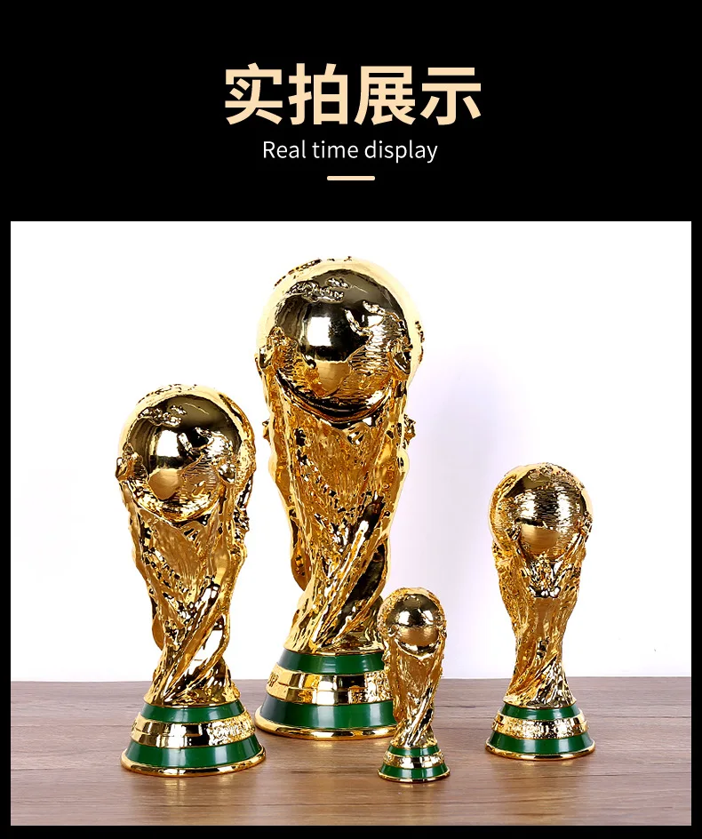 In Stock 2026 FIFA World Cup Trophy Model Ornament Football Trophy Model Soccer Fan Commemorative Decoration Collection Gifts