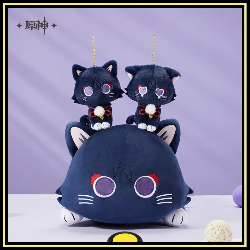 

original Genshin Impact Plush toys Fairy Tale Cat Series wanderer Plush Doll Brand New Genuine Birthday gift