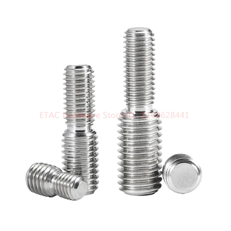 M3/M4/M5/M6/M8/M10/M12/M14/M16 304 Stainless Steel Converter Reducing Screw Bolt Camera Adapter Double Heads Conversion Screws